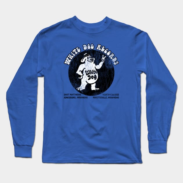 White Dog Records Long Sleeve T-Shirt by rt-shirts